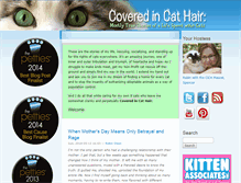 Tablet Screenshot of coveredincathair.com